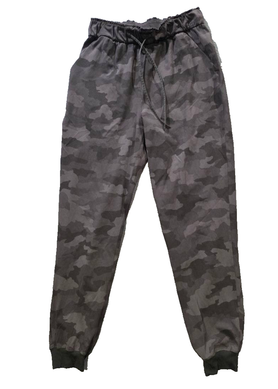 LULULEMON Stretch High-Rise Jogger Y2k Full Length Black Camo Deep 6 A010217